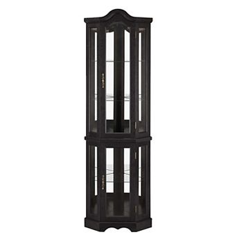 Glass Display Curio Cabinet with Shelves