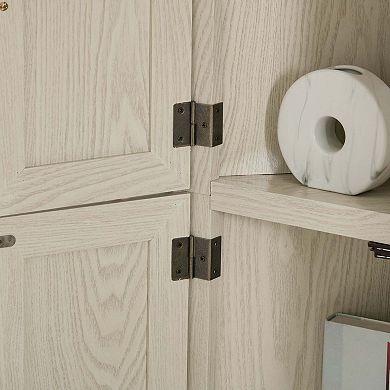 4-Tier Kitchen Pantry Storage Cabinet with 8 Doors