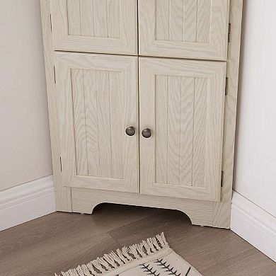 4-Tier Kitchen Pantry Storage Cabinet with 8 Doors