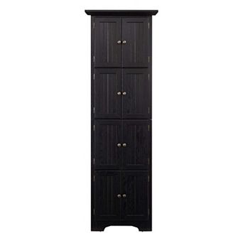 4 tier Kitchen Pantry Storage Cabinet with 8 Doors