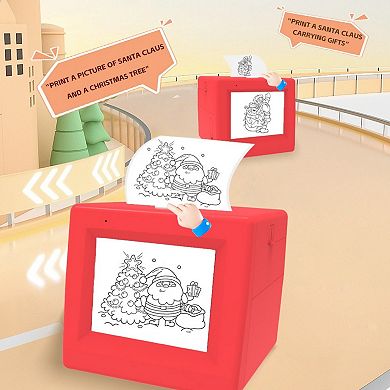 Portable Thermal Printer for Kids & Students - Inkless, Wireless & Rechargeable