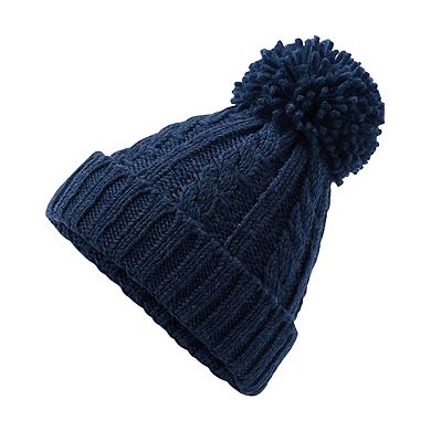 Beechfield Unisex Adult Melange Cable Knit Beanie