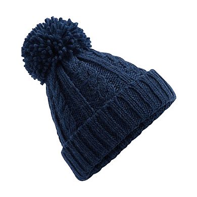 Beechfield Unisex Adult Melange Cable Knit Beanie