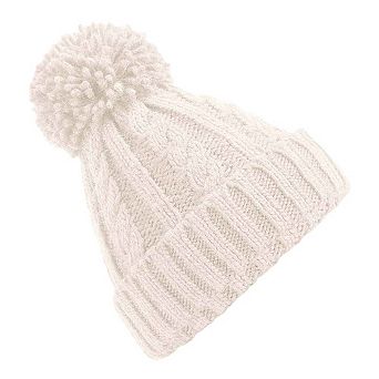 Beechfield Unisex Adult Melange Cable Knit Beanie