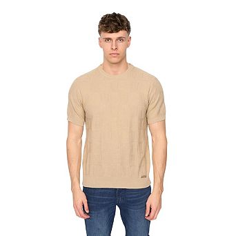 Duck and Cover Mens Littleton Knitted T-Shirt