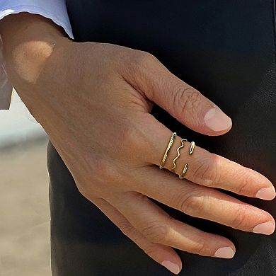 RICH Chunky Wide Cigar Band Ring