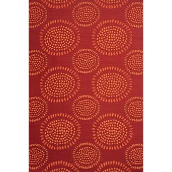 Floral Patterned Outdoor Area Rug Recycled Plastic