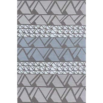 Zig Zag Grey Rug