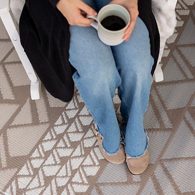 Zig Zag Grey Rug