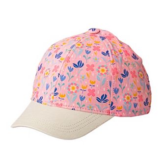 Toddler Girls Floral Sun Hat - Fits Ages 1 Year - 4 Years