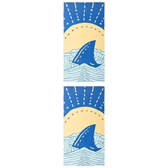 2 Packs Dolphin Print Beach Towel Sand Free Quick Dry Absorbent Towel for Beach Pool Travel 63"x31"