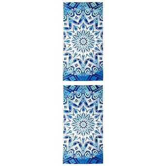 2 Packs Cartoon Pattern Oversized Beach Towel Sand Free Quick Dry Absorbent Travel Towel 71" x 35"