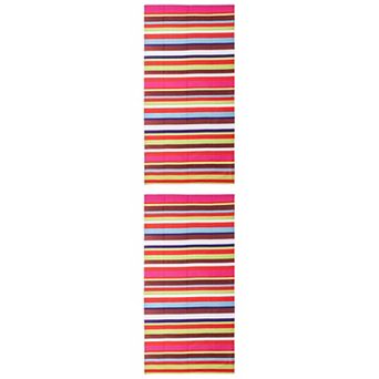 2 Packs Colorful Striped Beach Towel Sand Free Super Absorbent Swim Towel Versatile for Bath 71"x35"