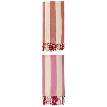 2 Packs Stripe Beach Towel, Lightweight, Absorbent and Quick Dry, Sand Free Towel for Swim 71" x 40"