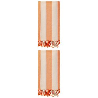 2 Packs Stripe Beach Towel, Lightweight, Absorbent and Quick Dry Sand Free Towel for Swim 71" x 40"