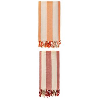 2 Packs Stripe Beach Towel, Lightweight, Absorbent and Quick Dry Sand Free Towel for Swim 71" x 40"
