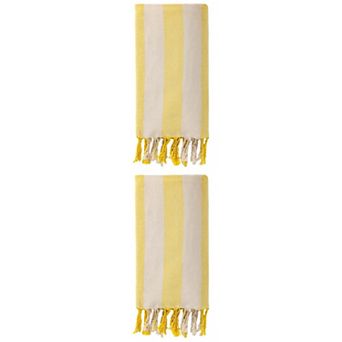 2 Packs Stripe Beach Towel, Lightweight, Absorbent and Quick Dry Sand Free Towel for Swim 71" x 40"