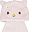 Pink Rabbit White Cat