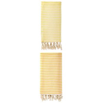 2 Packs Turkish Beach Towel Striped Tassel Design Lightweight Sand Free Towel 71"x40"