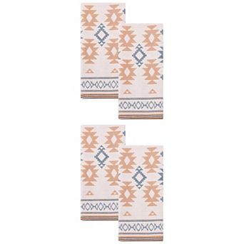 Boho Cotton Hand Towel Cute Pattern Soft Absorbent Bathroom Towel for Home 13"x29"