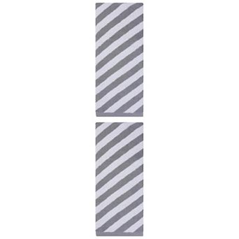 2 Packs Striped Pure Cotton Bath Towel, Absorbent and Quick Dry Bathroom Towel for Gym 55" x 28"