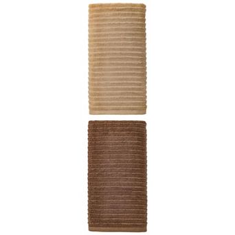 2 Packs Oversized Cotton Bath Towel Ultra Soft Highly Absorbent Solid Striped for Home 55" x 28"