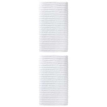 2 Packs Oversized Cotton Bath Towel Ultra Soft Highly Absorbent Solid Striped for Home 55" x 28"