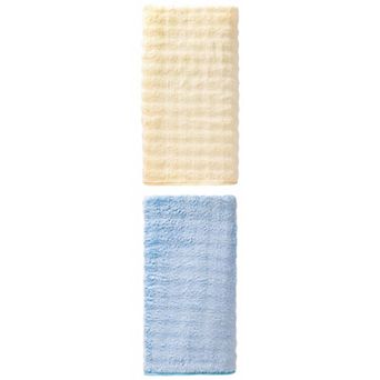 2 Packs Plush Bath Towel Ultra Soft Coral Fleece Super Absorbent Fade Resistant for Beach 55" x 28"