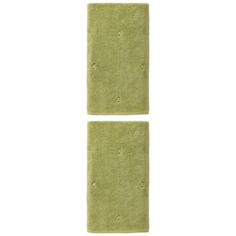 2 Packs Cute Embroidery Cotton Bath Towels, Soft and Absorbent Oversized Towel for Home 55"x28"
