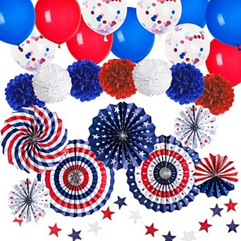 Patriotic Party Supplies 35 pc