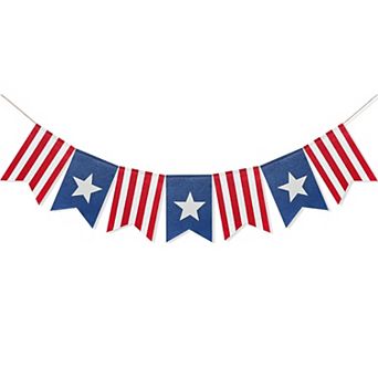 American Flag Bunting Banner
