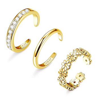 Adjustable Toe Ring Set