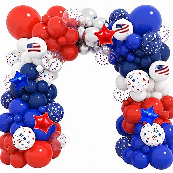 166 pc Patriotic Balloon Kit