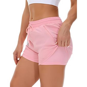 Elastic Waist Athletic Shorts
