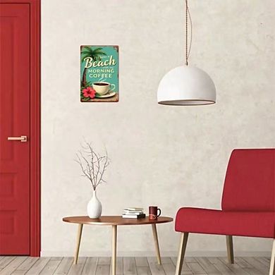 8x12 Inch Vintage Retro Aluminum Sign for Kitchen