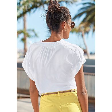 Lascana Women's V-Neck Blouse
