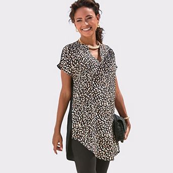 Lascana Women's V-Neck Tunic Top