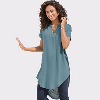 Lascana Women's V-Neck Tunic Top