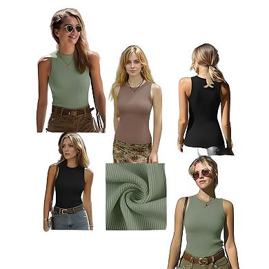 Fitted Racerback Tank Top Set