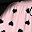 Black Pink Heart