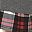 Dark Grey Red Plaid