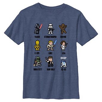Boys 6-20 Star Wars Cute Characters Graphic Tee