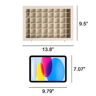 Splendid Frame 48 Grid Jewelry Tray