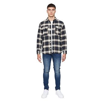 Duck and Cover Mens Francore Checked Overshirt