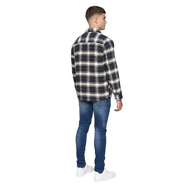Duck and Cover Mens Francore Checked Overshirt