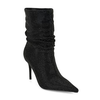 Nine West Glamsta Women's Slouch Pointed Toe Booties