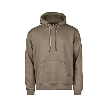 Tee Jays Mens Hooded Cotton Blend Sweatshirt