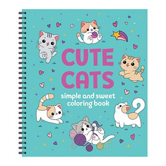 Simple and Sweet Coloring Book: Cute Cats