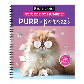 Brain Games Sticker by Number Purr-parazzi