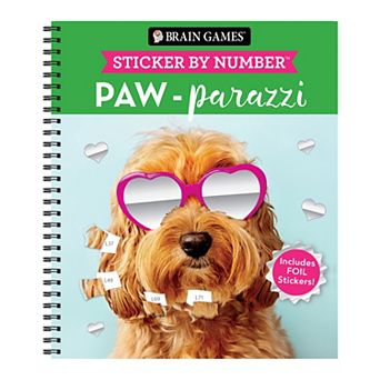 Brain Games Sticker by Number Paw-parazzi